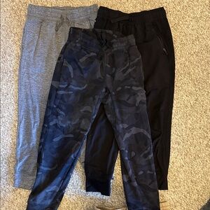 All in Motion Kids Gray, Black, and Camo Joggers